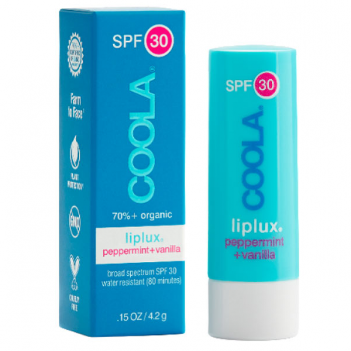 Coola Liplux SPF30- Peppermint + Vanilla